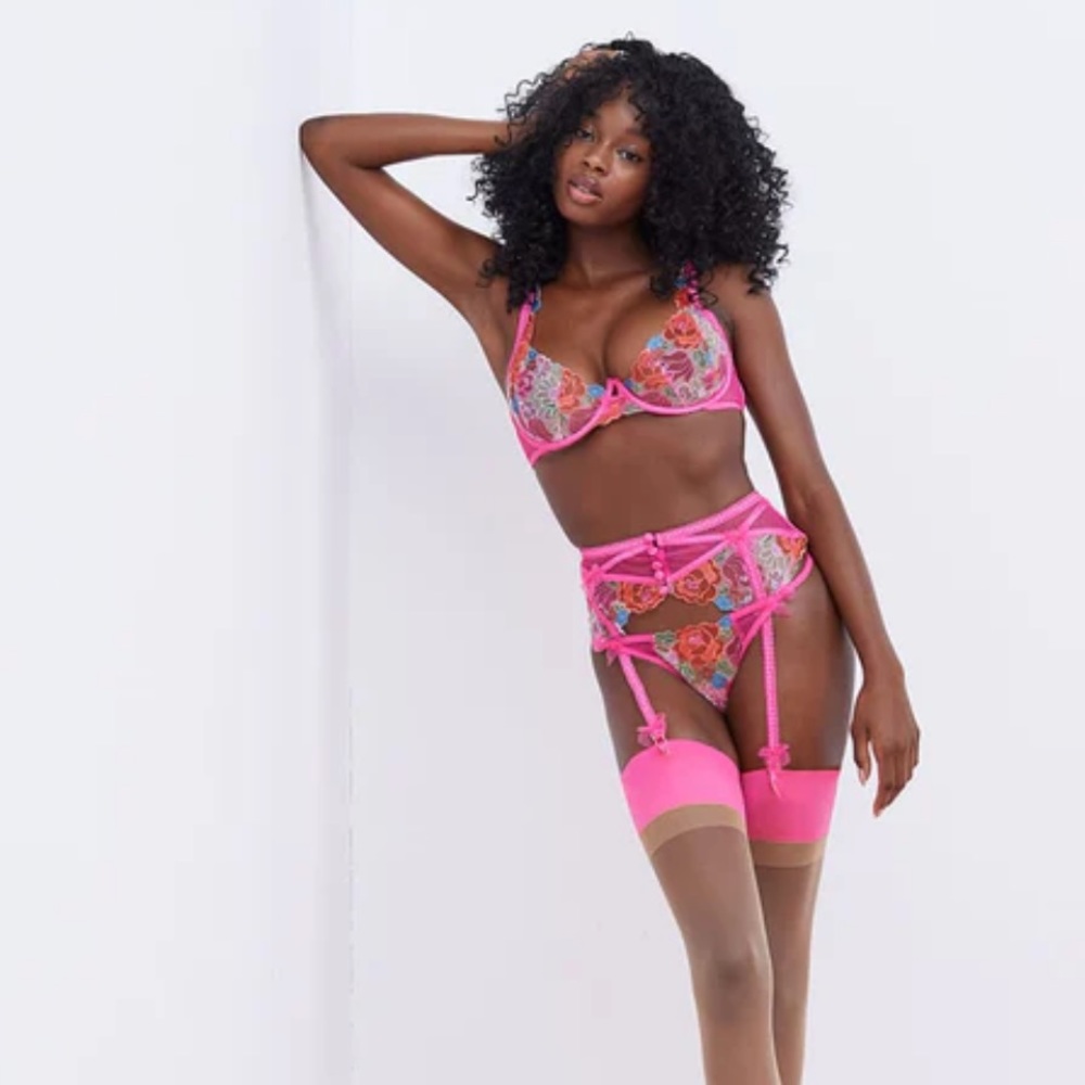 3 piece for love and lemons Luella lingerie set